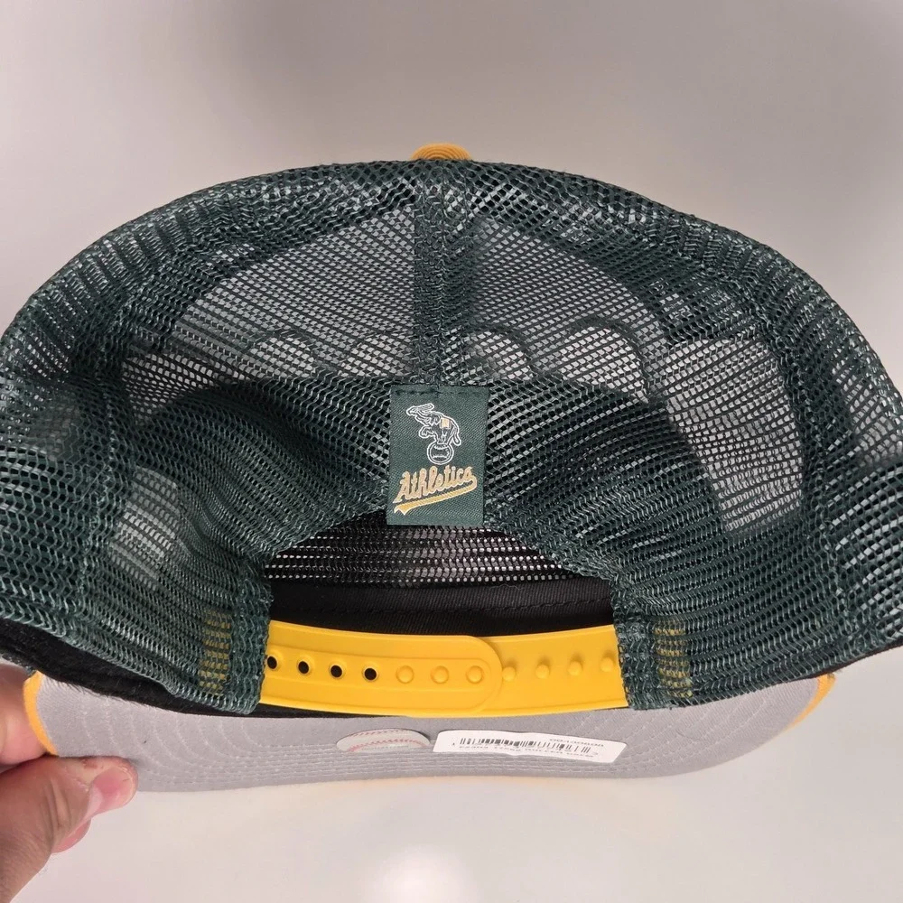 Oakland Athletics Hat‎ MLB Baseball Cap Mens One Size Green Snapback New Era